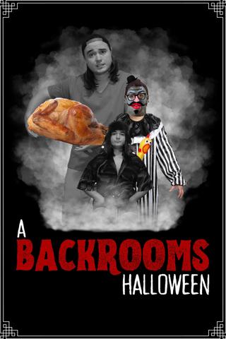 A Backrooms Halloween poster