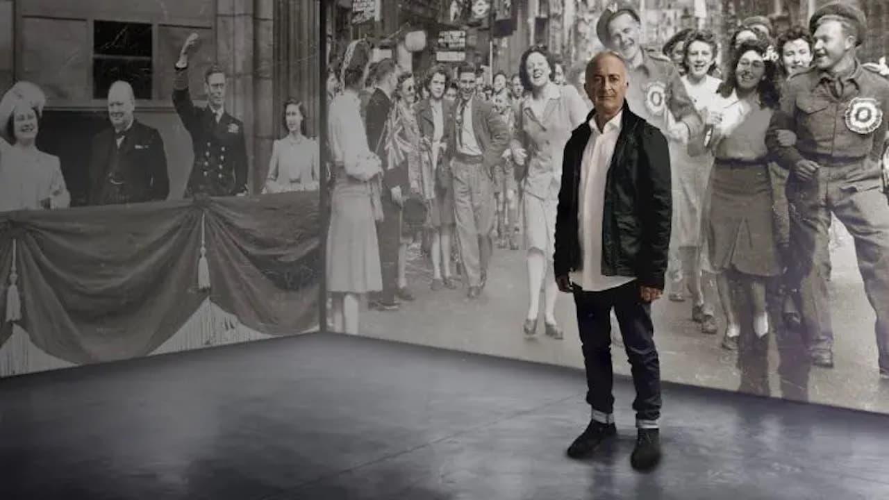 Tony Robinson's VE Day Minute by Minute backdrop