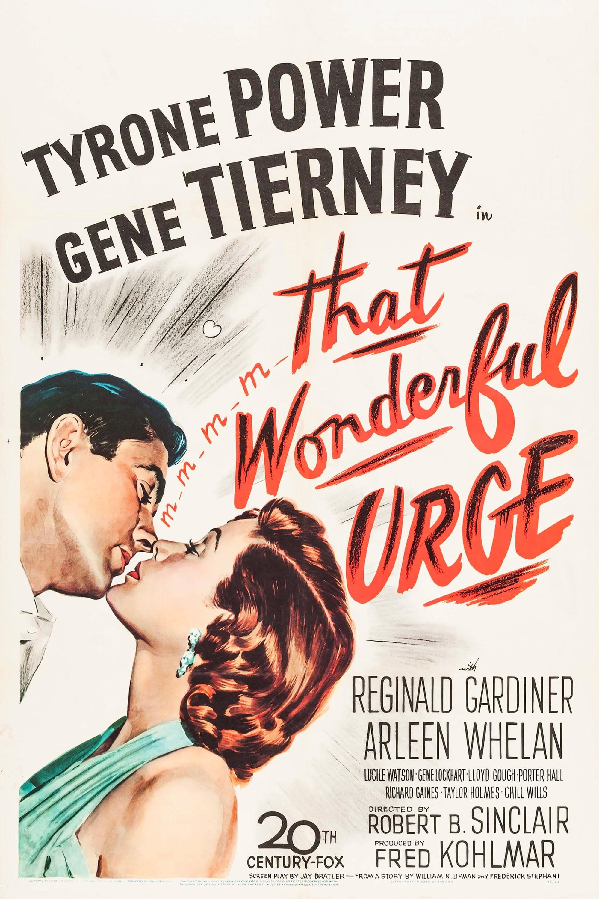 That Wonderful Urge poster