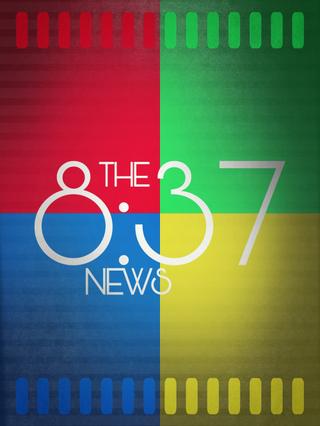The 8:37 News poster