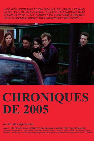 Chroniques de 2005 poster