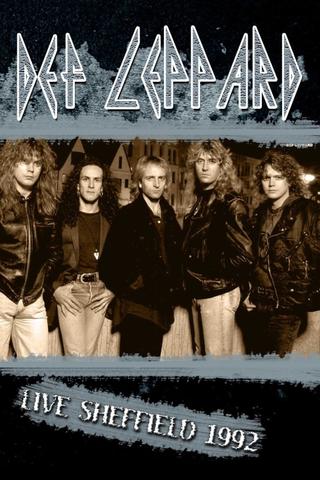 Def Leppard - Live in Sheffield poster