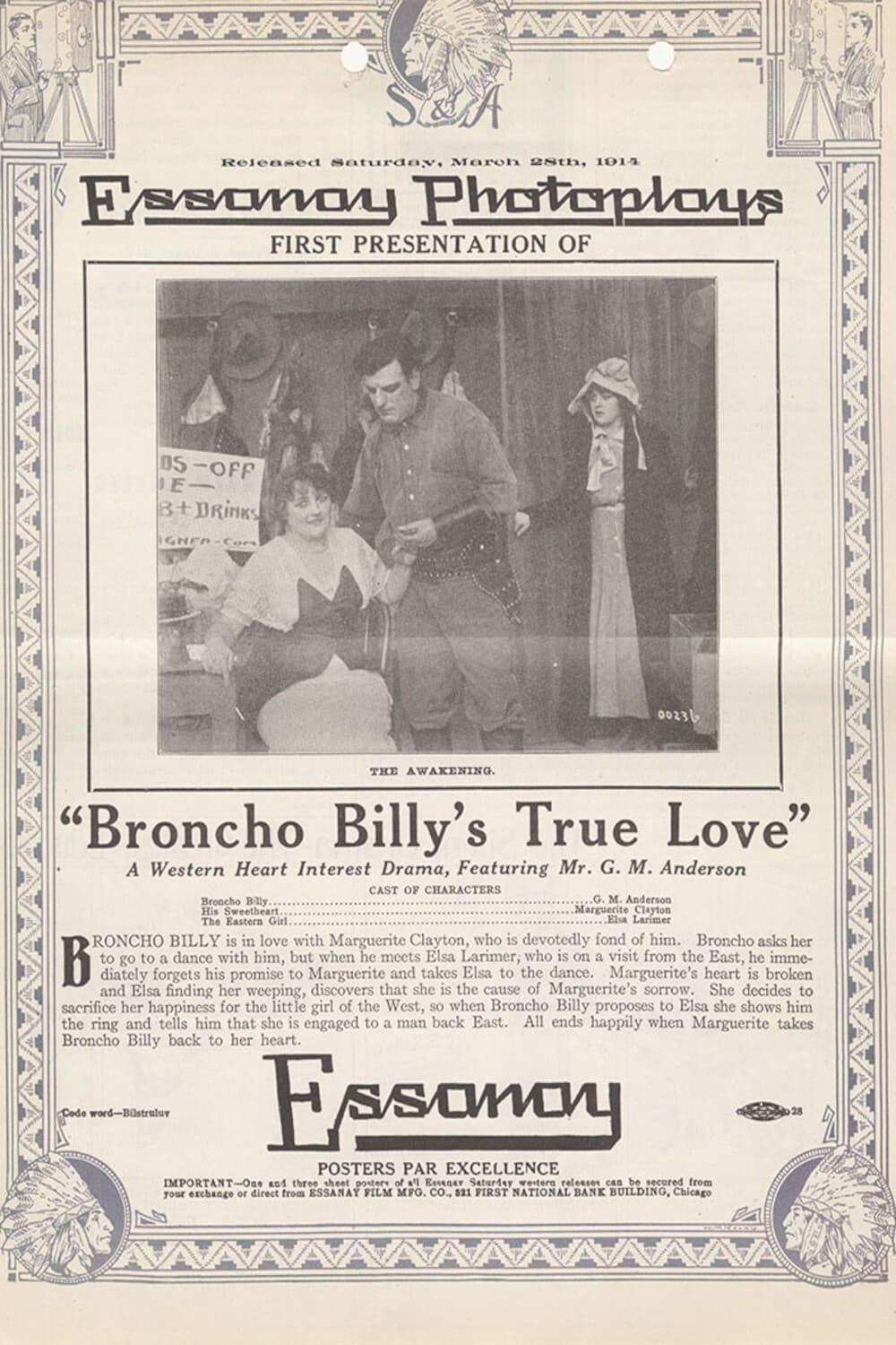 Broncho Billy's True Love poster