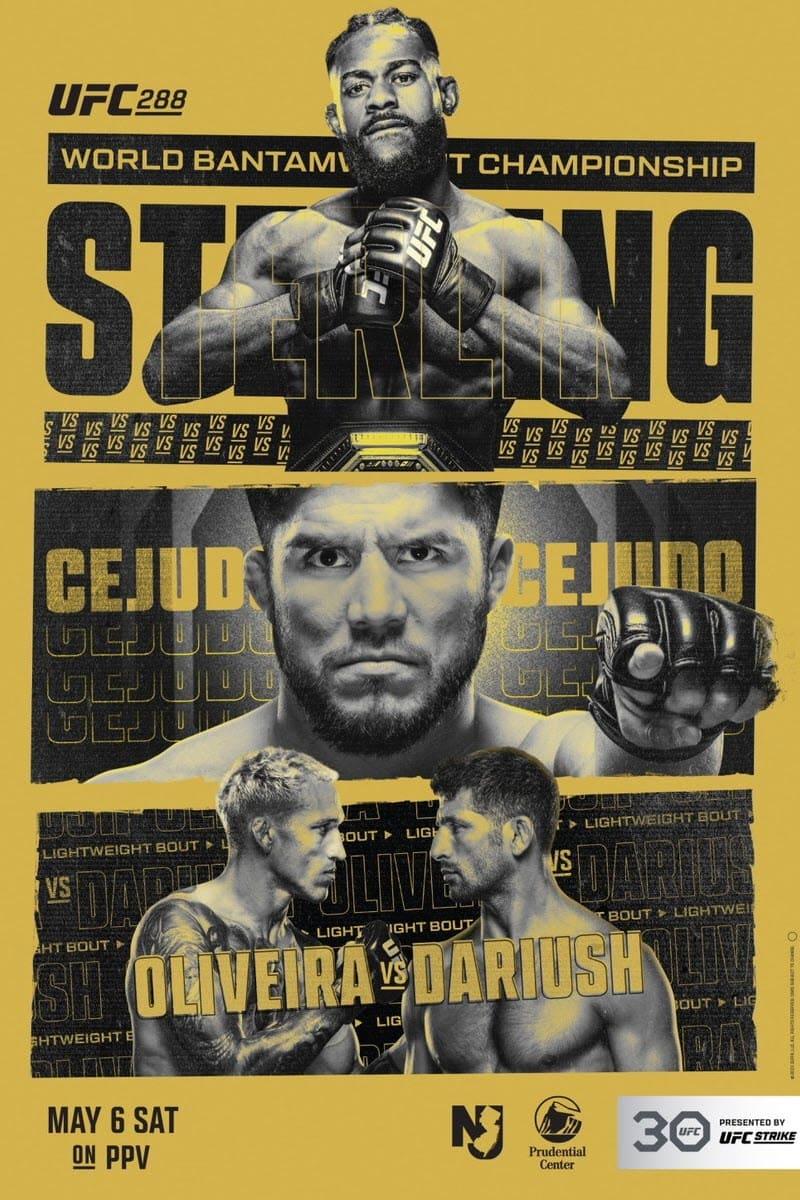 UFC 288: Sterling vs. Cejudo poster