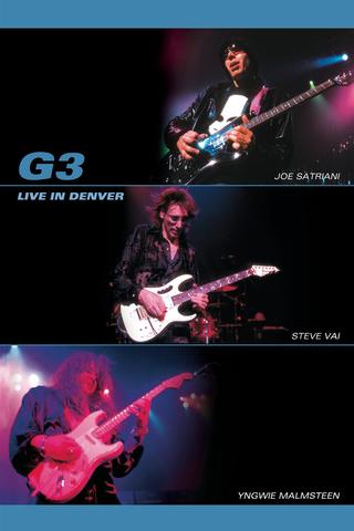 G3: Live in Denver poster