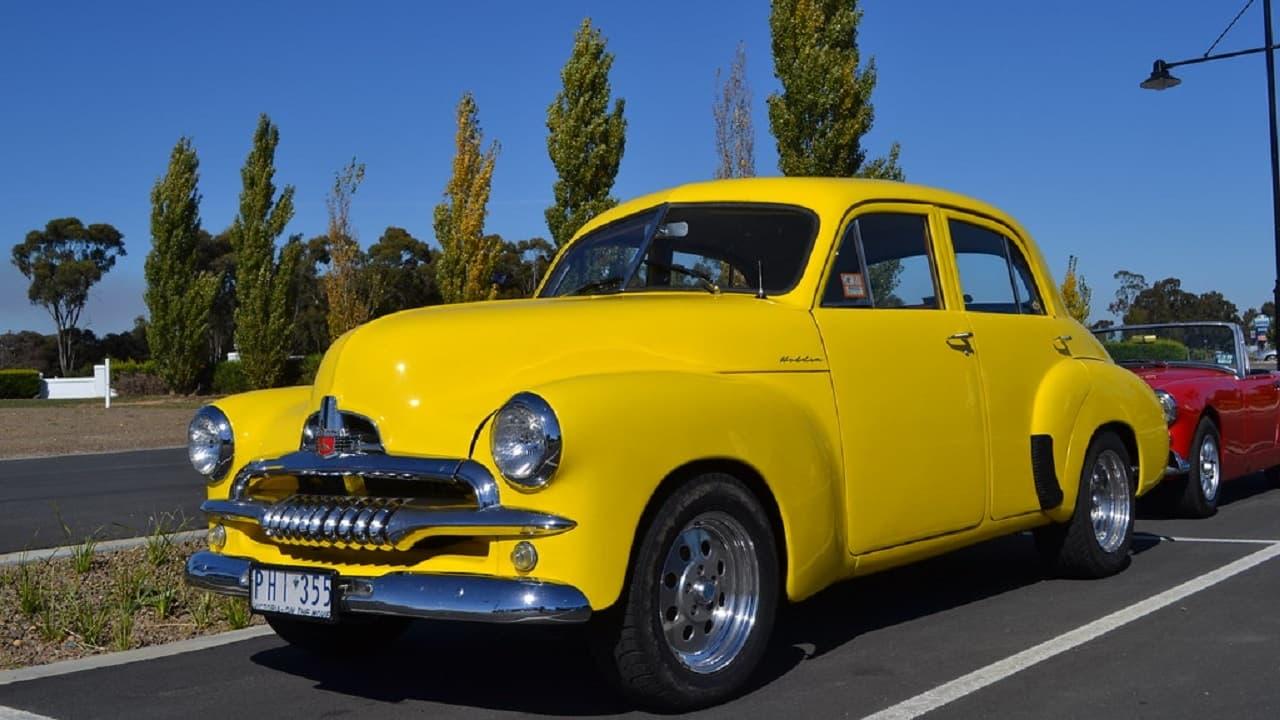 The FJ Holden backdrop