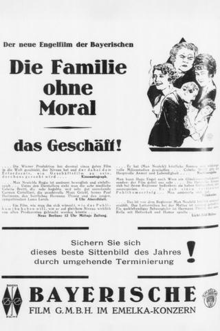 Die Familie ohne Moral poster