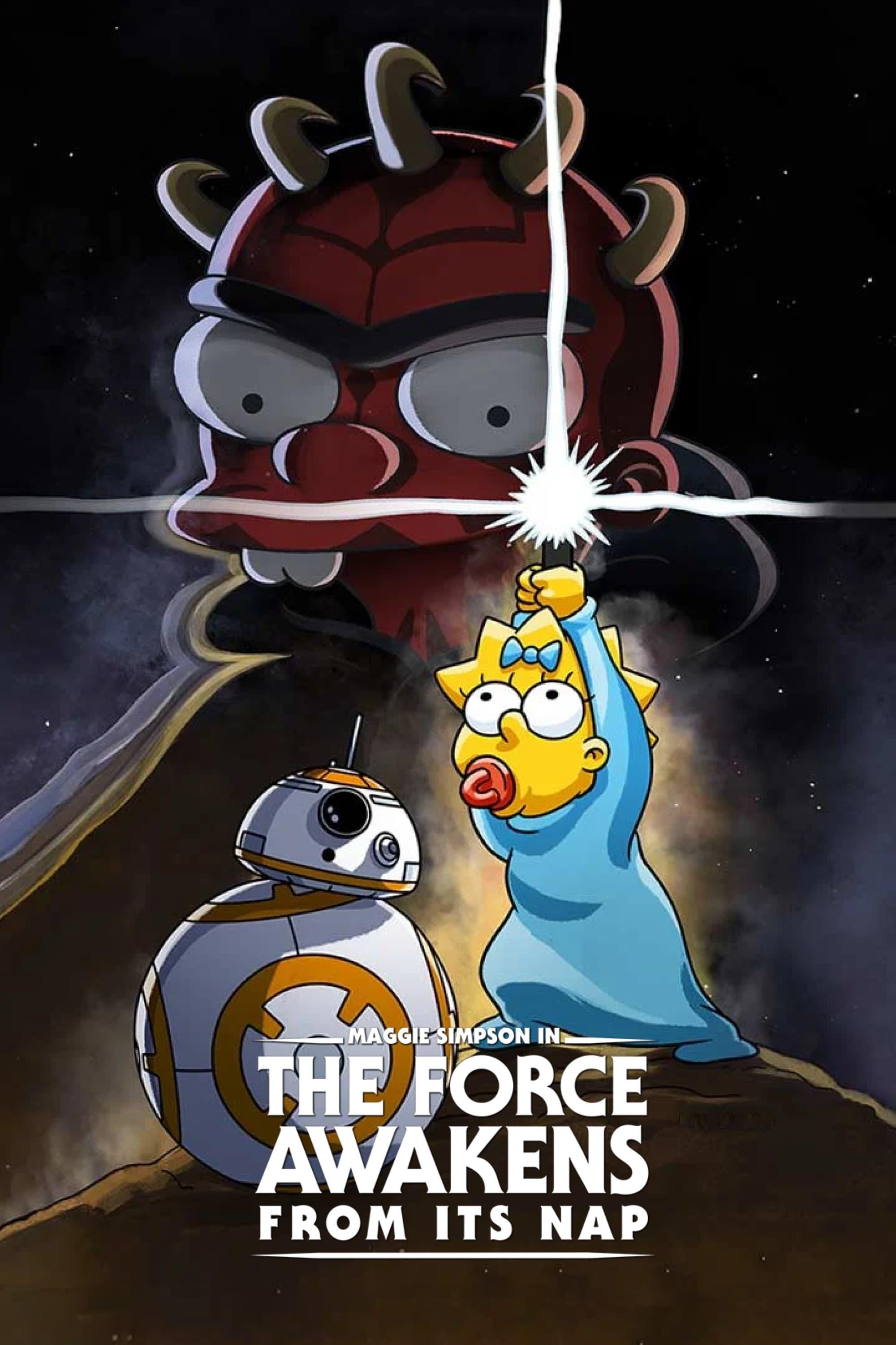 Maggie Simpson in "The Force Awakens from Its Nap" poster