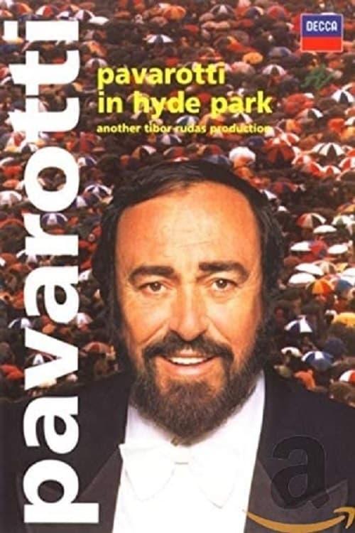 Pavarotti in Hyde Park poster