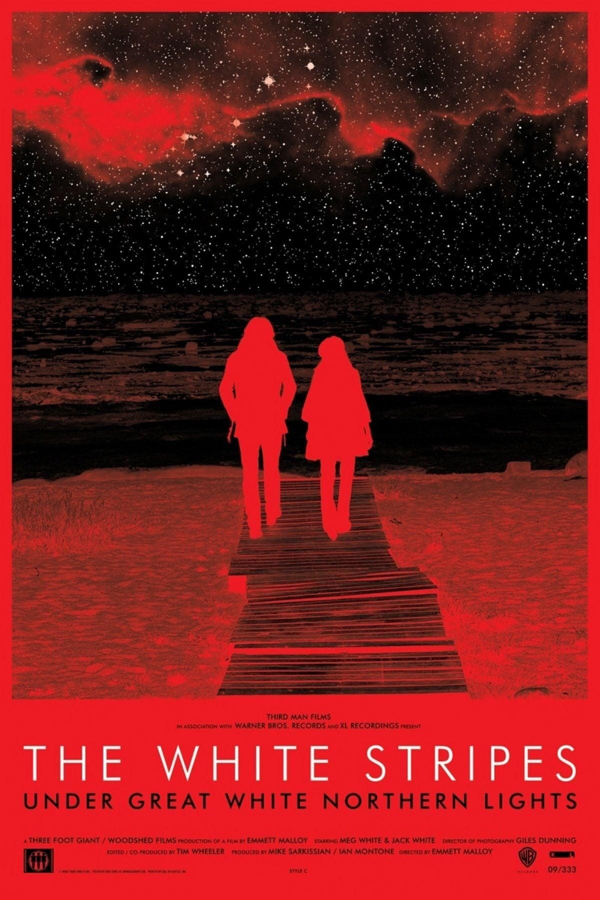 The White Stripes: Under Great White Northern Lights poster