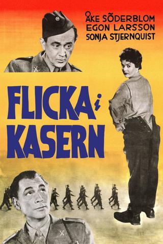 Flicka i kasern poster