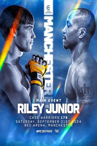 Cage Warriors 178: Manchester poster