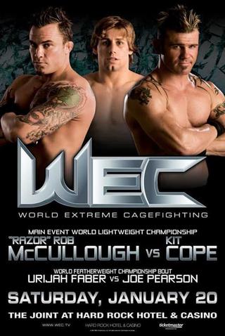 WEC 25: McCullough vs. Cope poster