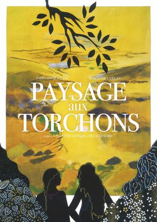 Paysage aux torchons poster