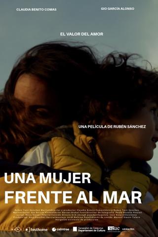 Una mujer frente al mar poster