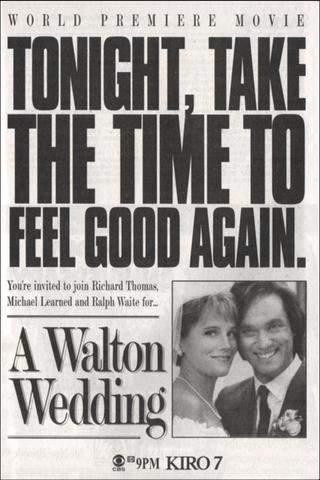 A Walton Wedding poster