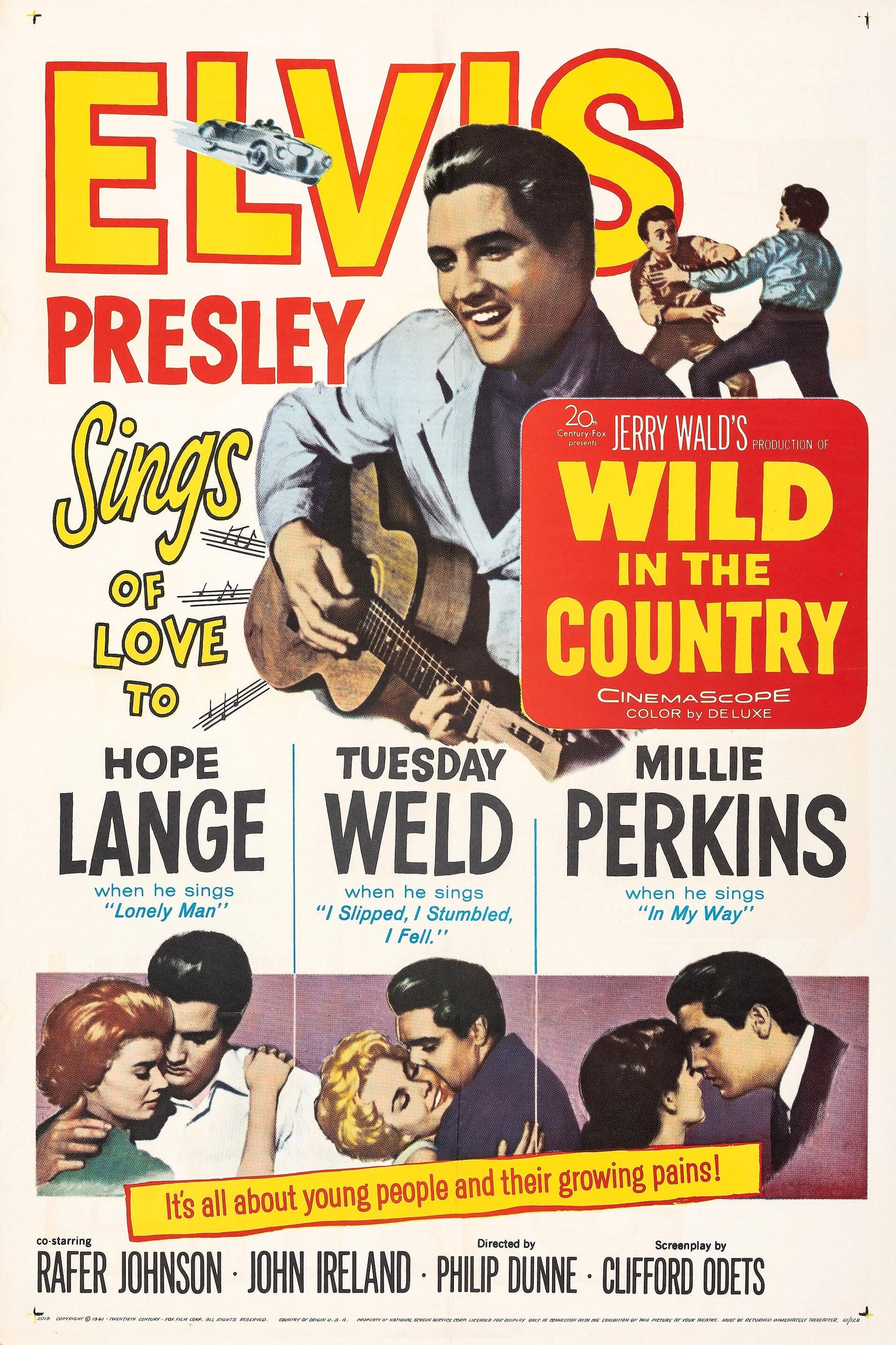 Wild in the Country poster