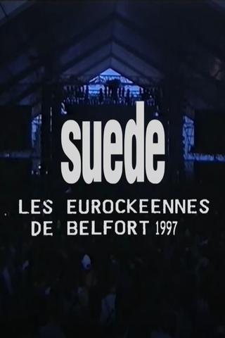 Suede - Live at Belfort Festival 1997 poster