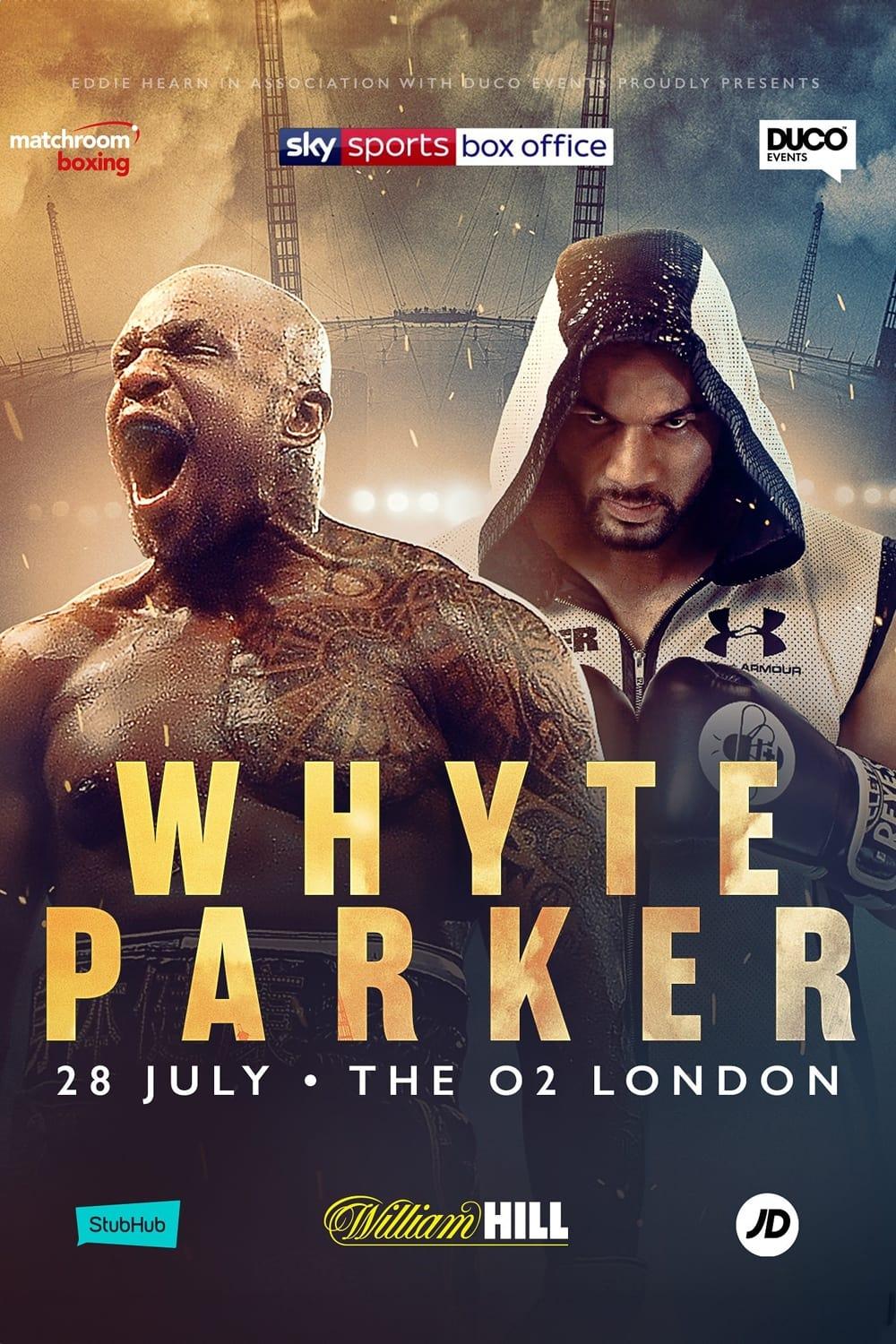 Dillian Whyte vs. Joseph Parker poster