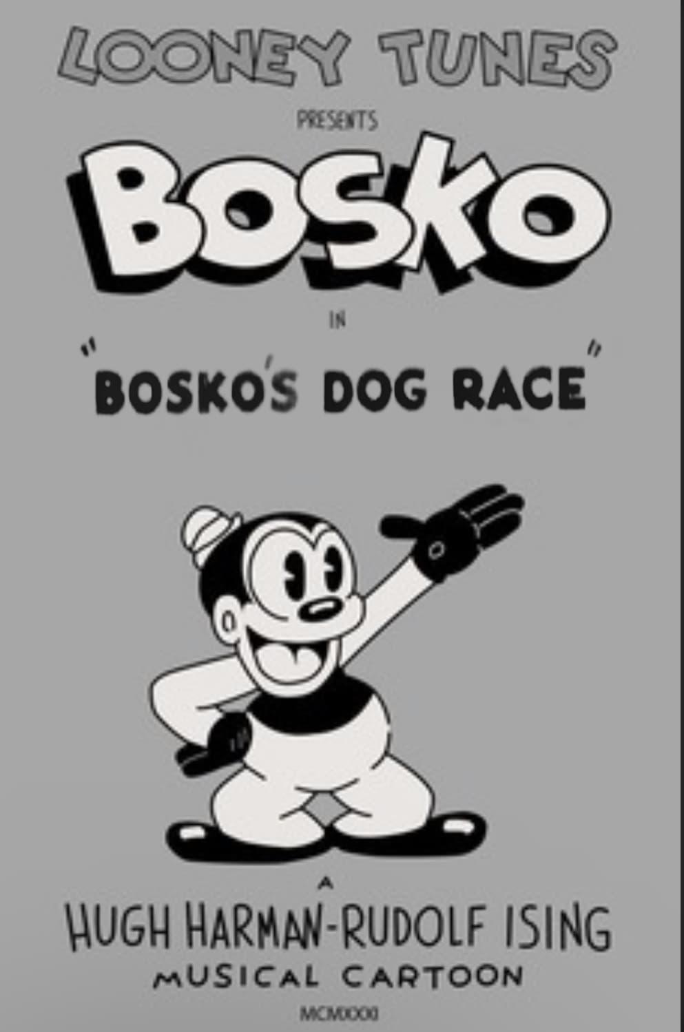 Bosko's Dog Race poster