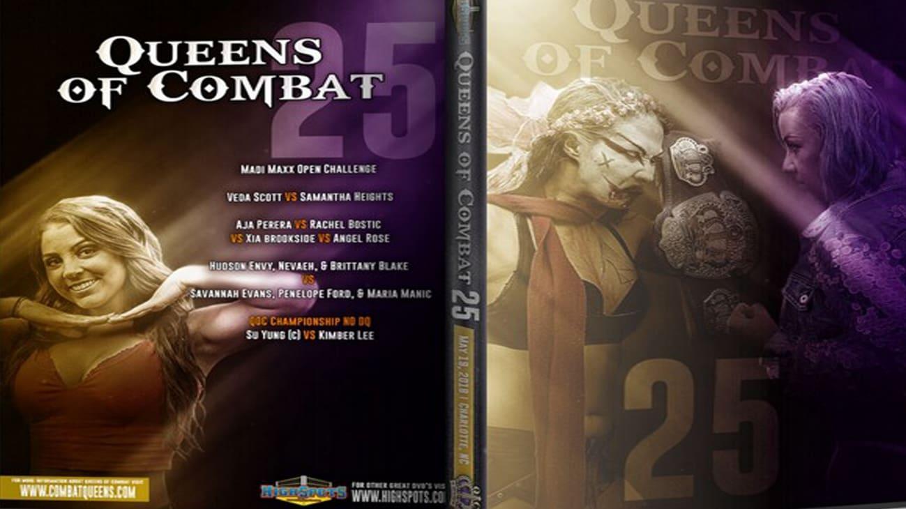 Queens Of Combat QOC 25 backdrop