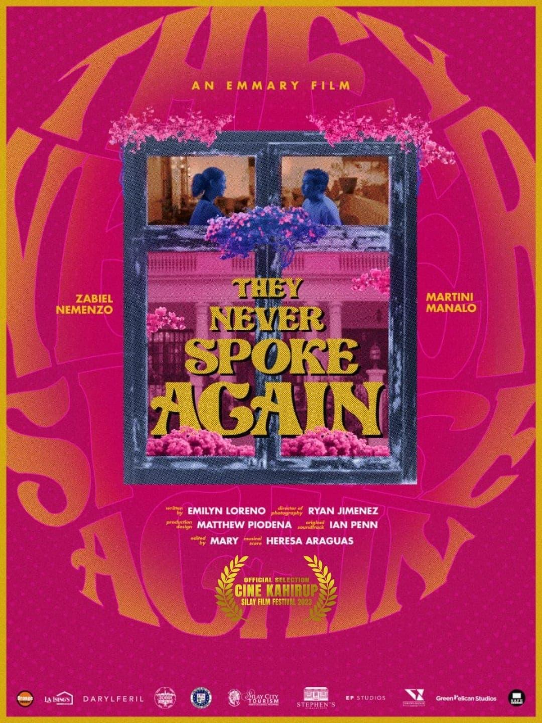 They Never Spoke Again poster