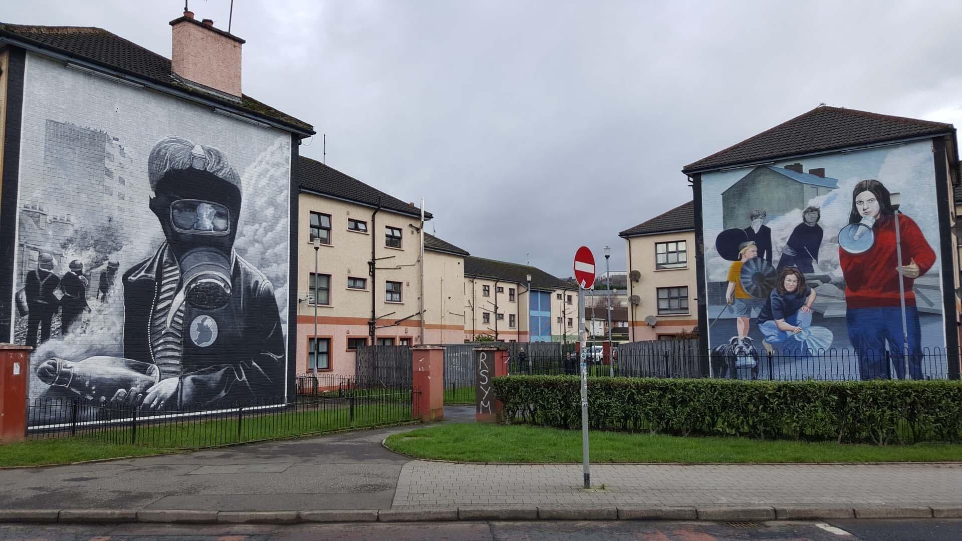 Battle of the Bogside backdrop