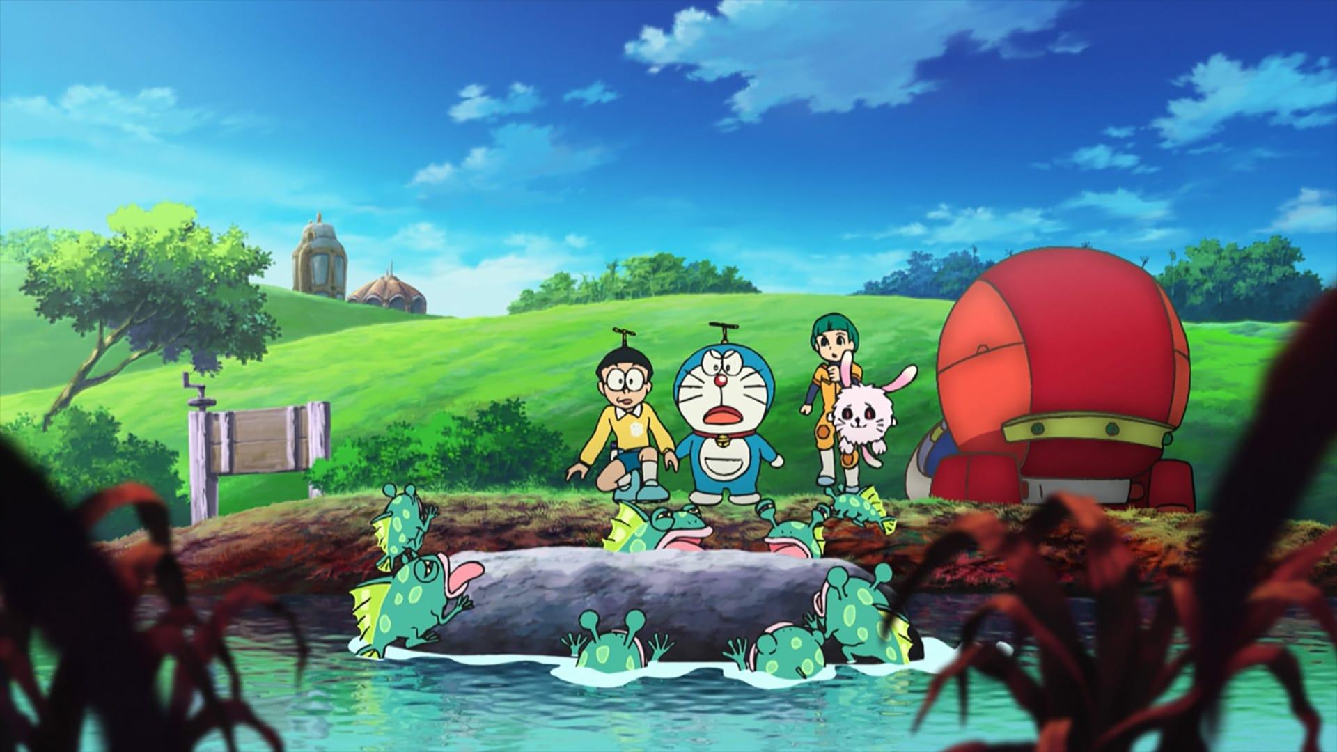 Doraemon: The New Record of Nobita's Spaceblazer backdrop