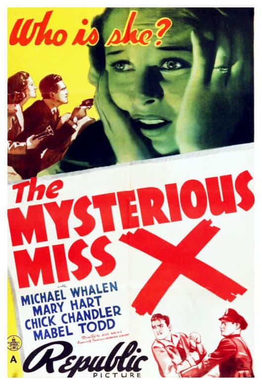 The Mysterious Miss X poster