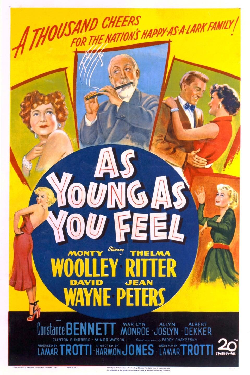 As Young as You Feel poster