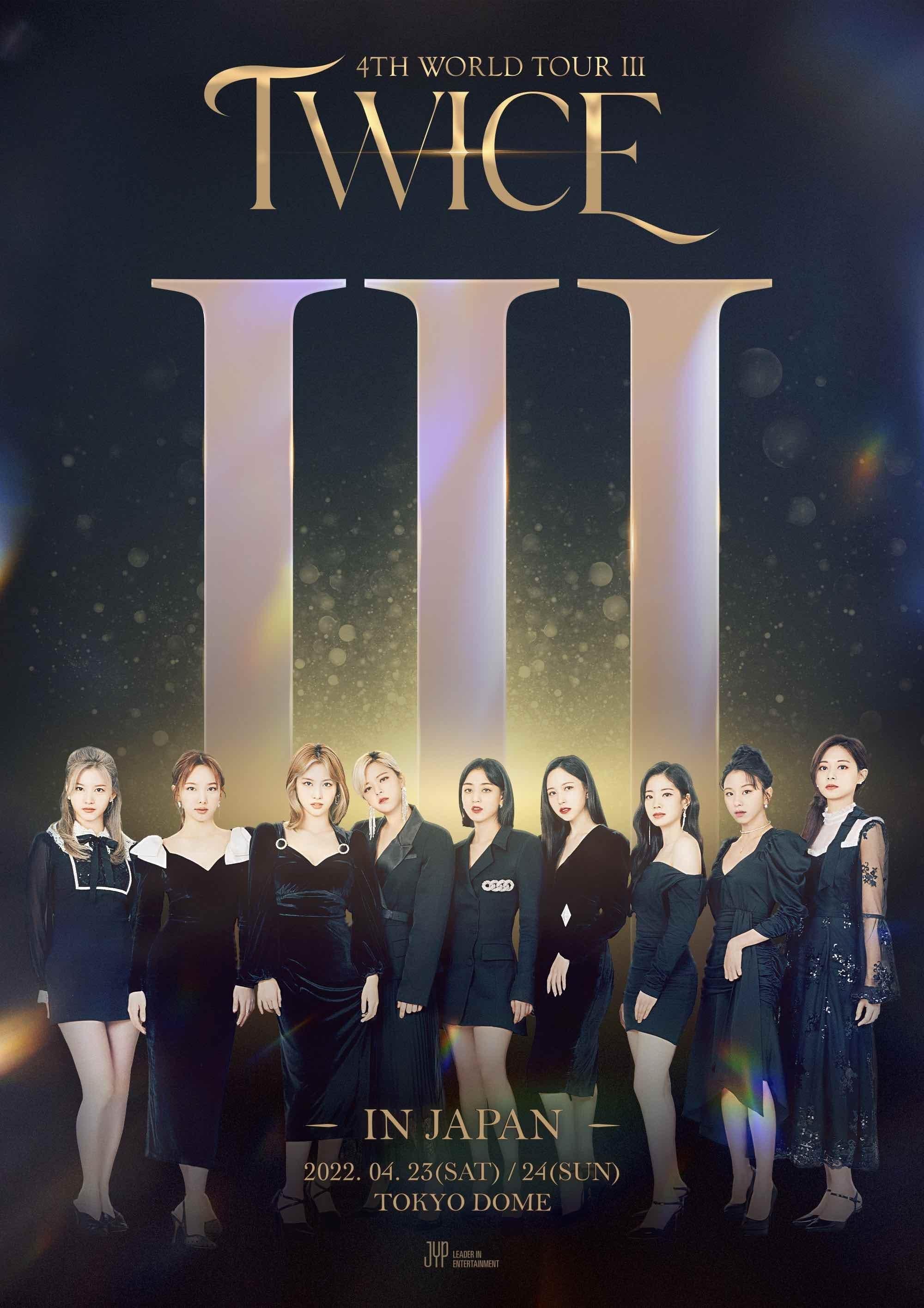 TWICE 4TH WORLD TOUR III IN JAPAN poster