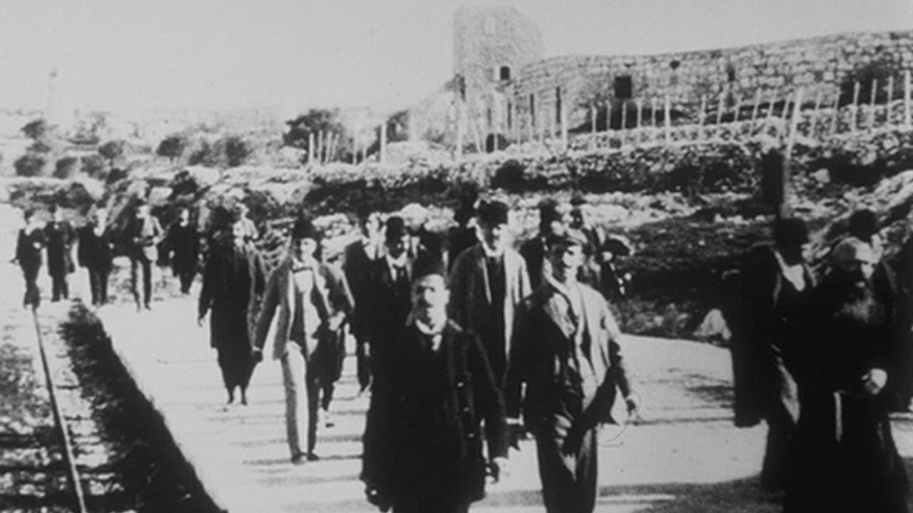 Leaving Jerusalem by Railway backdrop