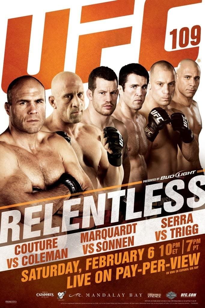 UFC 109: Relentless poster