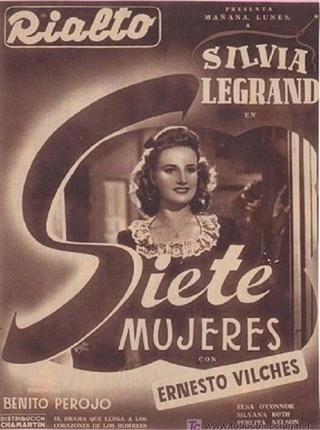 Siete mujeres poster
