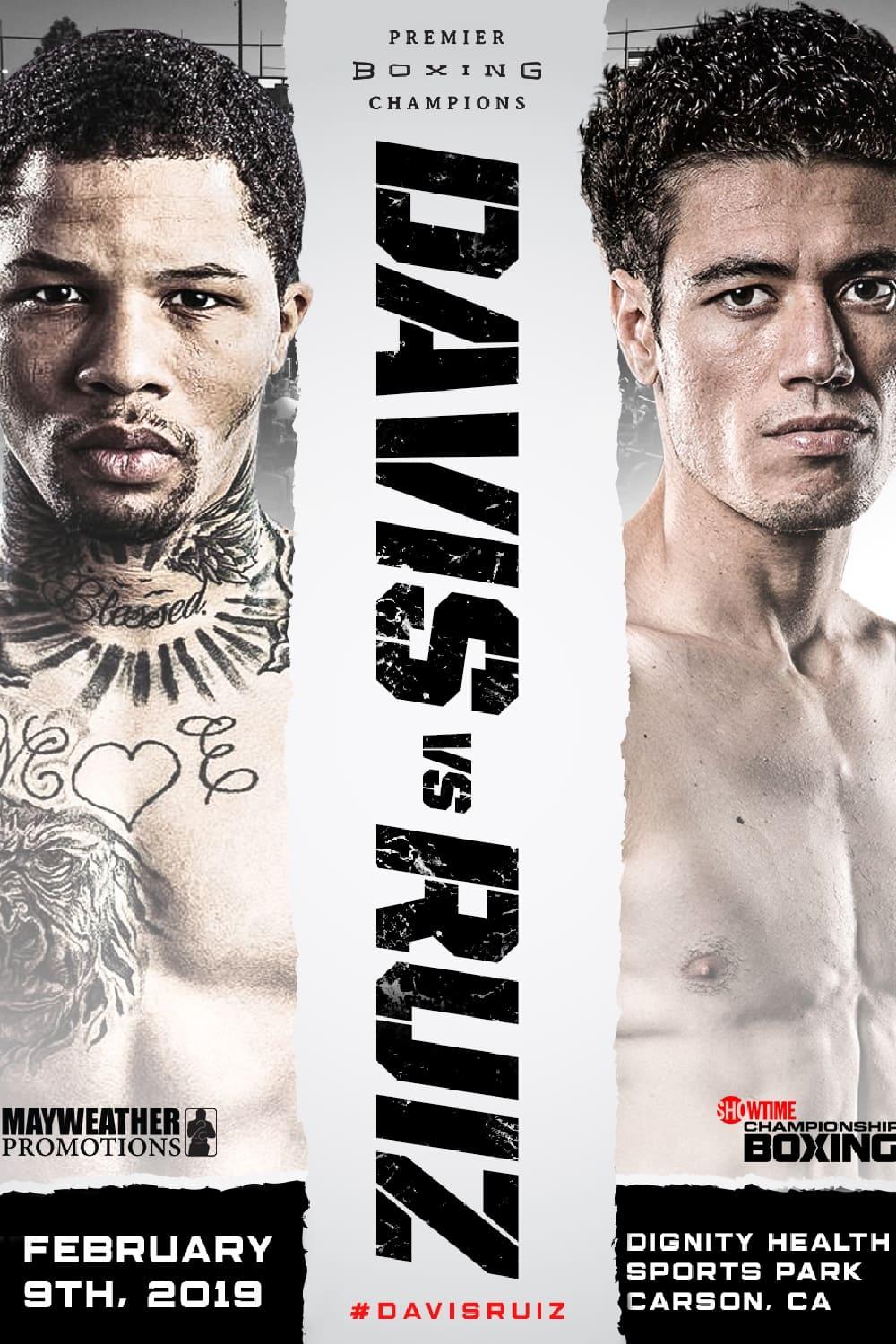 Gervonta Davis vs. Hugo Ruiz poster