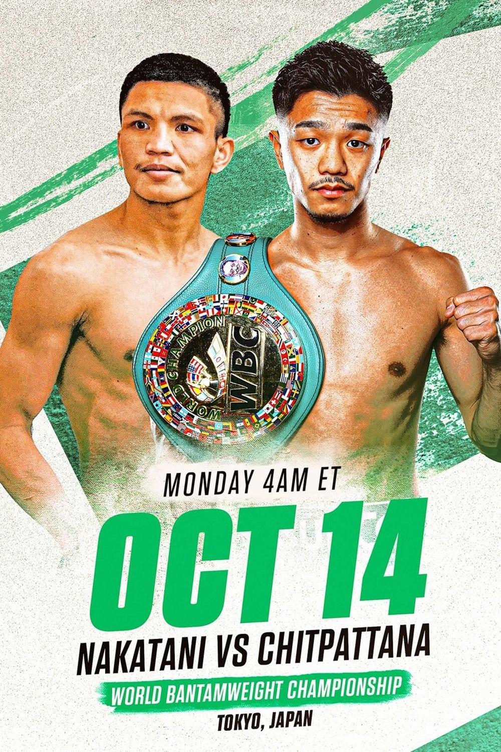 Junto Nakatani vs. Petch Sor Chitpattana poster