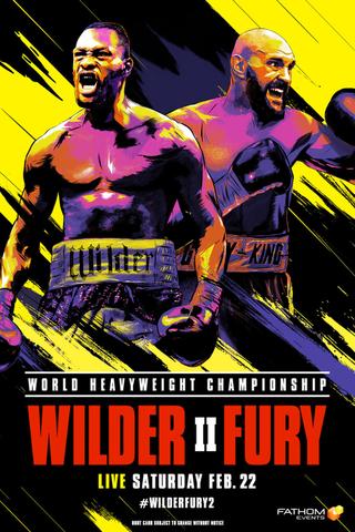 Deontay Wilder vs. Tyson Fury II poster