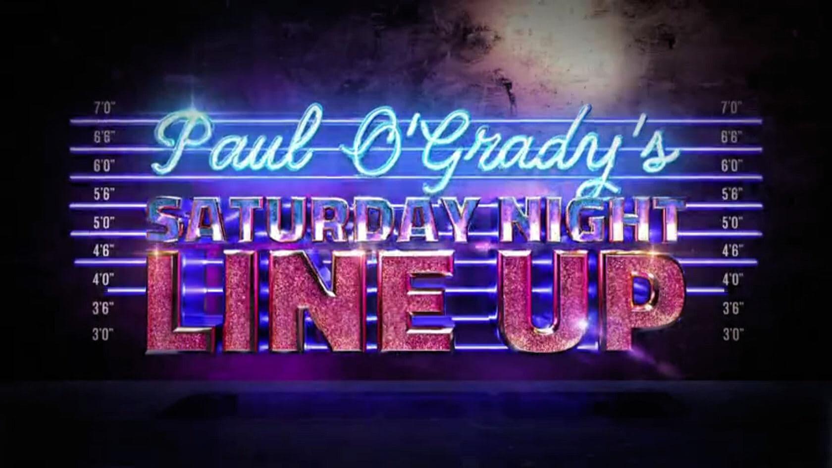 Paul O'Grady's Saturday Night Line Up backdrop