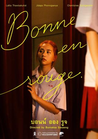 Bonne en rouge poster