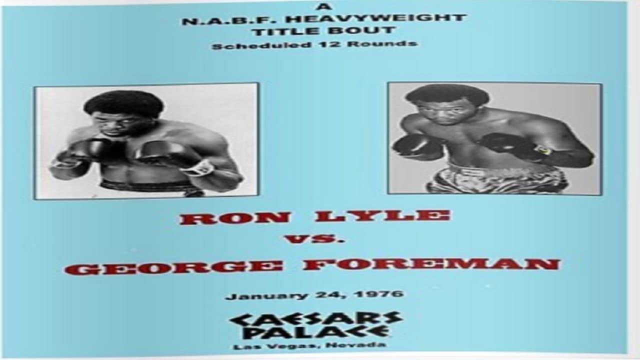 George Foreman vs. Ron Lyle backdrop