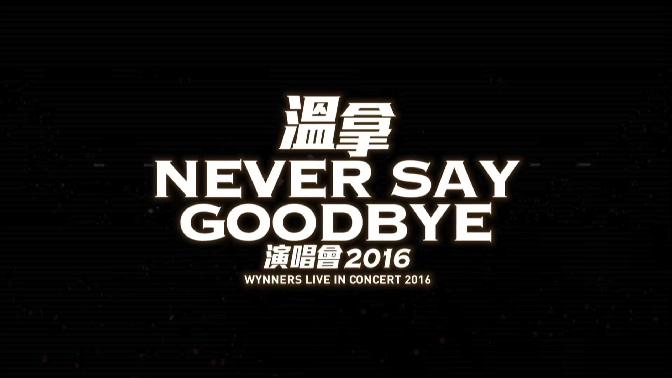 Never Say Goodbye - The Wynners Live In Concert 2016 backdrop