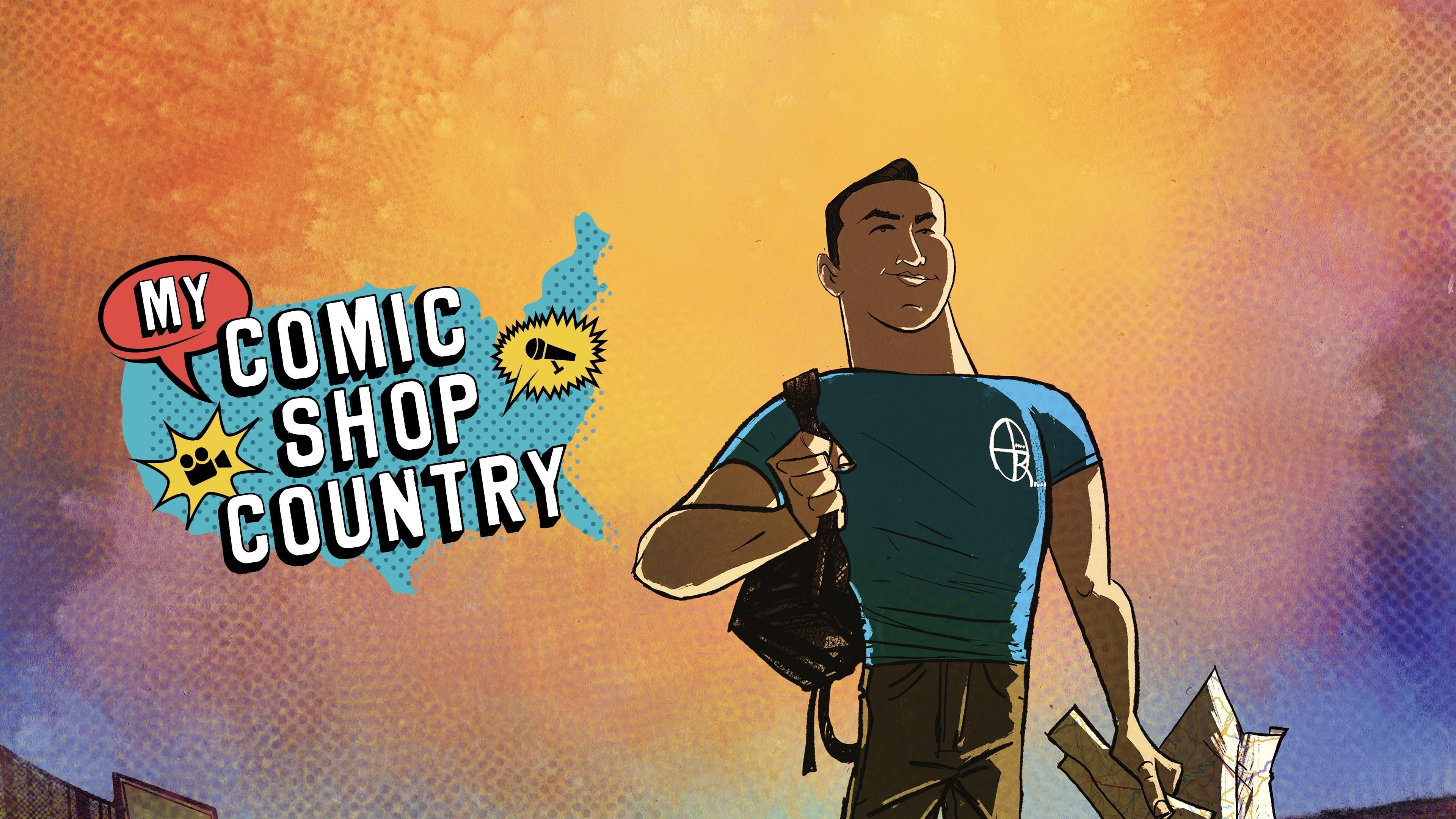 My Comic Shop Country backdrop