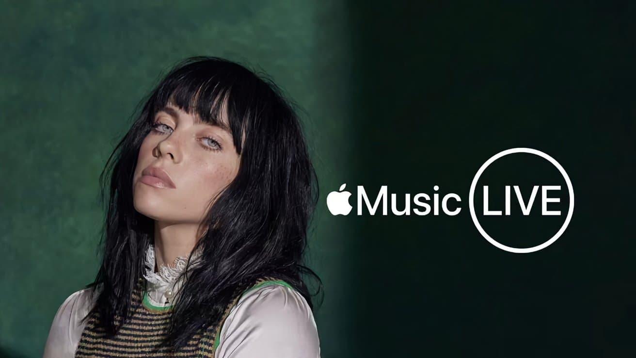 Apple Music Live: Billie Eilish backdrop