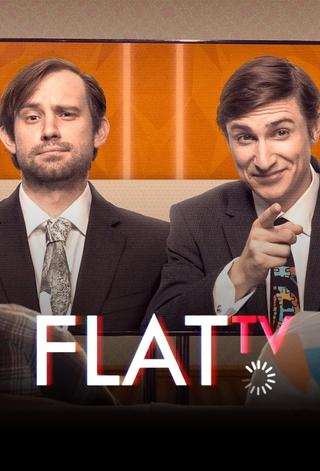 Flat TV poster