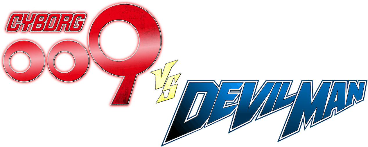 Cyborg 009 vs. Devilman logo
