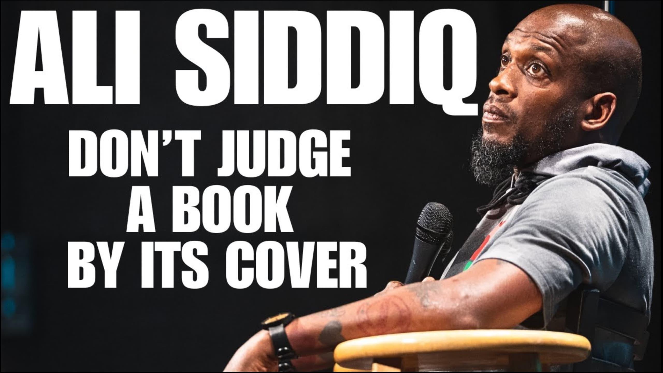 Ali Siddiq: Don't Judge A Book by Its Cover backdrop