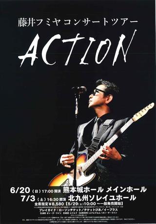 藤井フミヤ コンサートツアー 2020-2021 “ACTION” poster