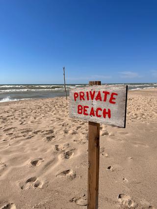 Private Beach poster