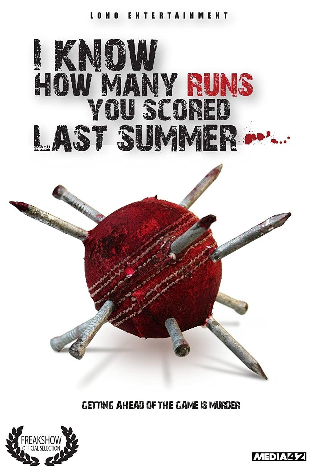 I Know How Many Runs You Scored Last Summer poster