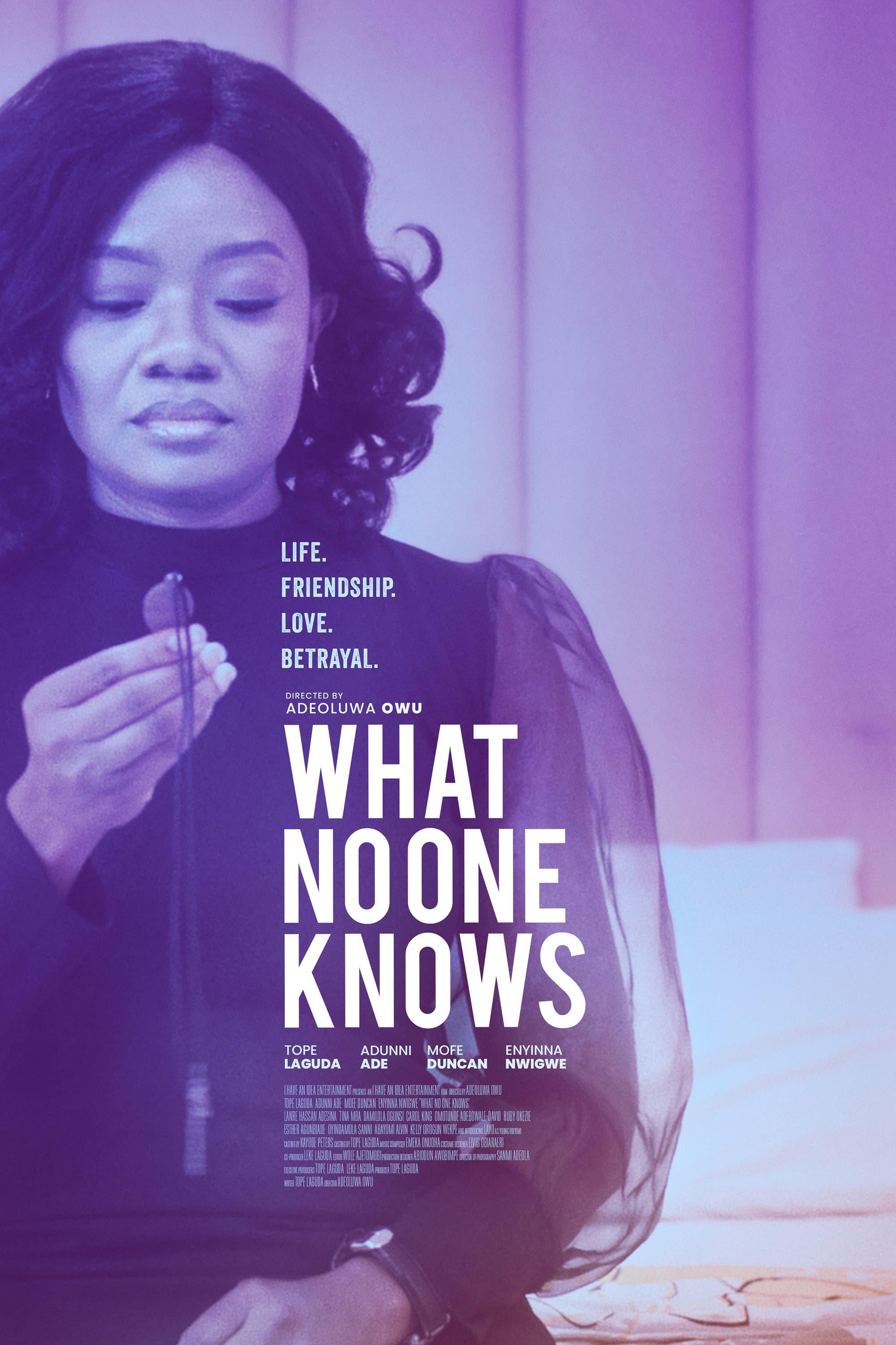 What No One Knows poster